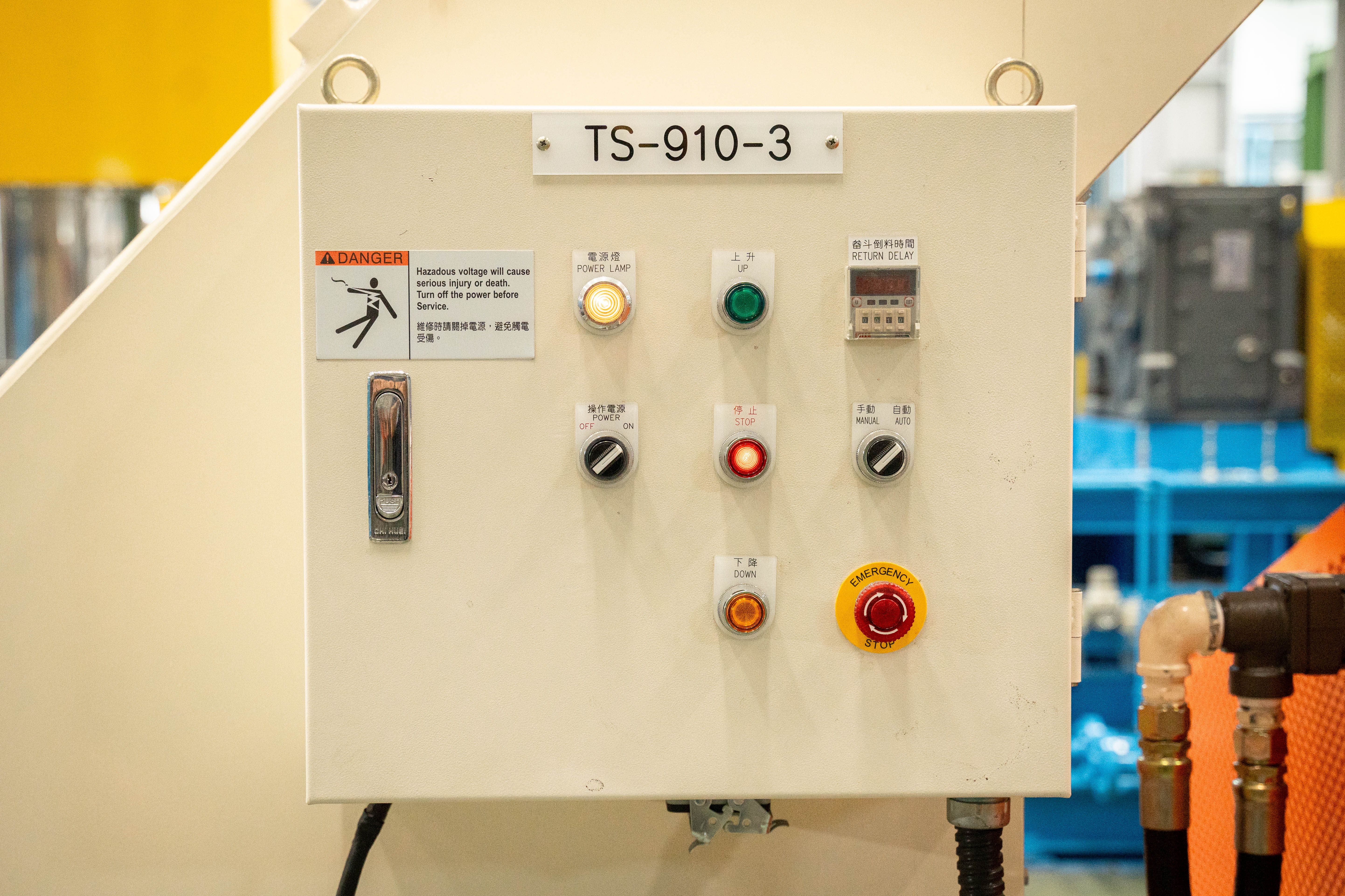 Painel de controle de potência TS-910-3